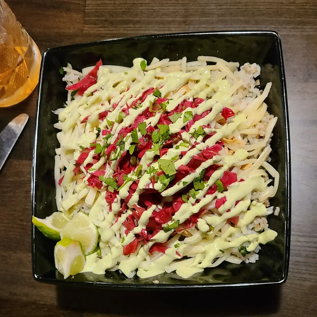 Rice Bowl with 2 Tacos