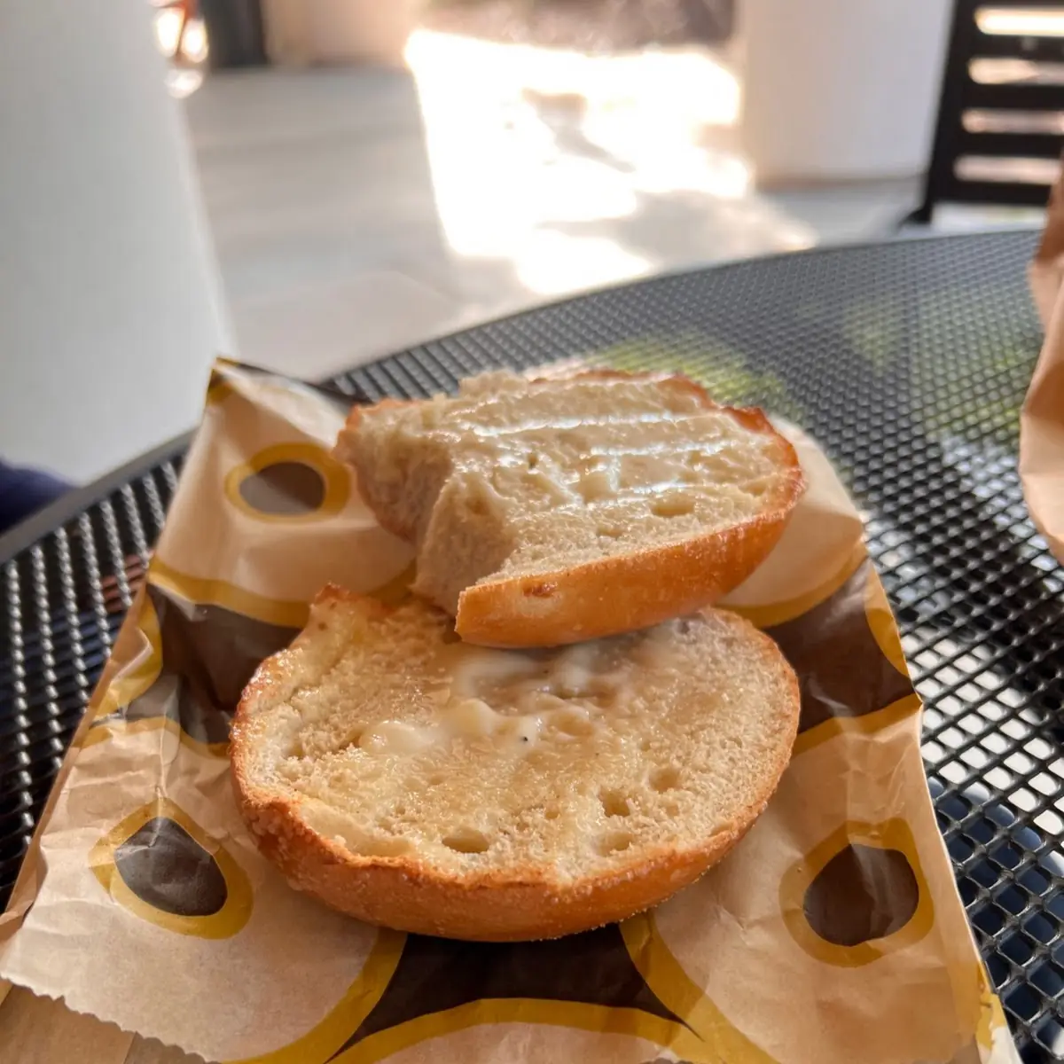 Plain Bagel with Butter