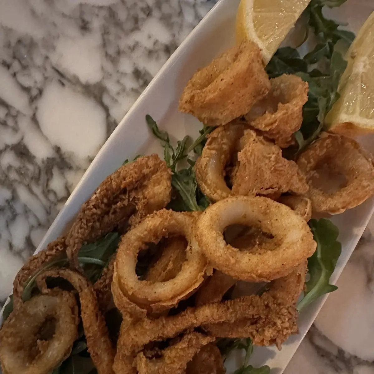 Golden Fried Calamari
