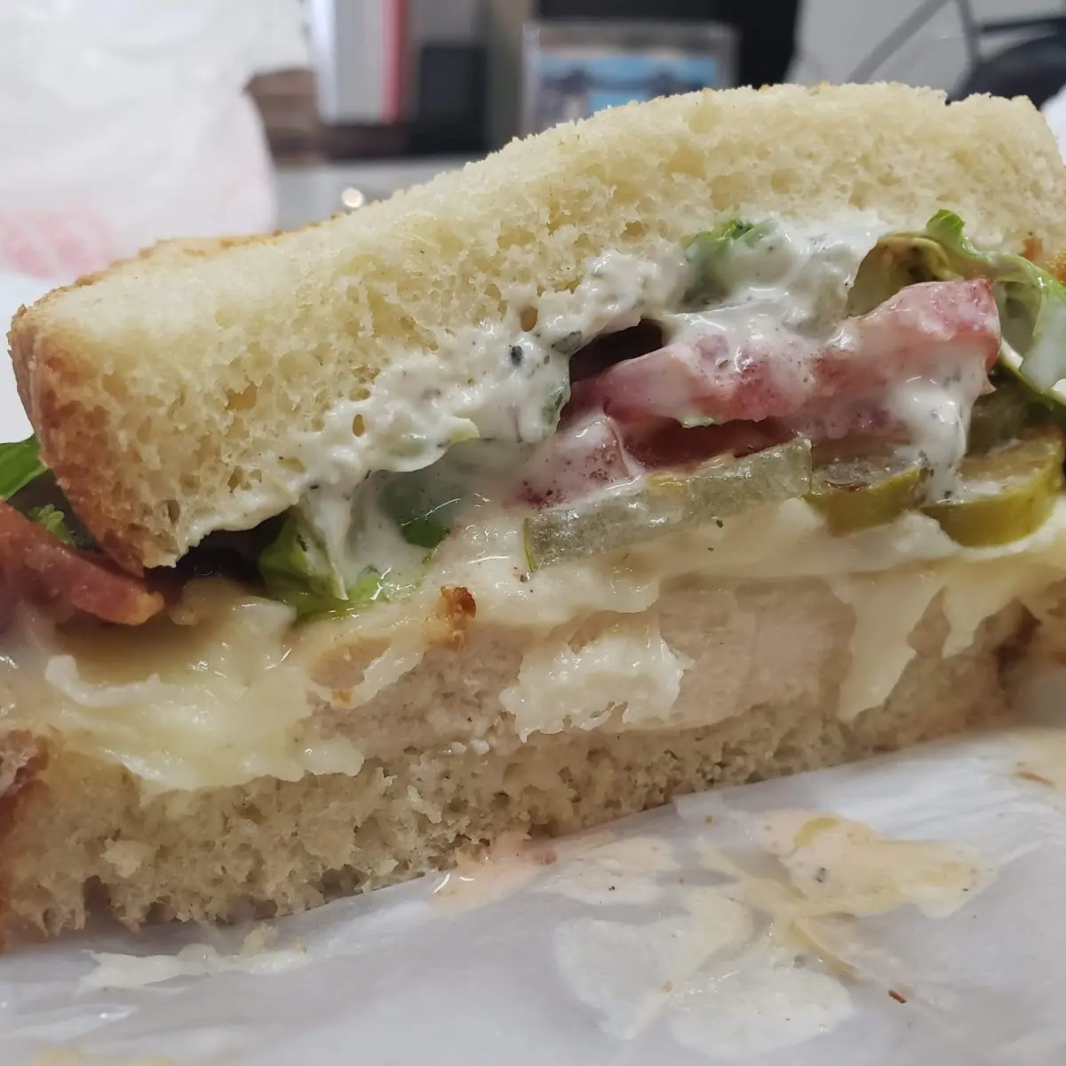 Chicken Bacon Ranch Sandwich