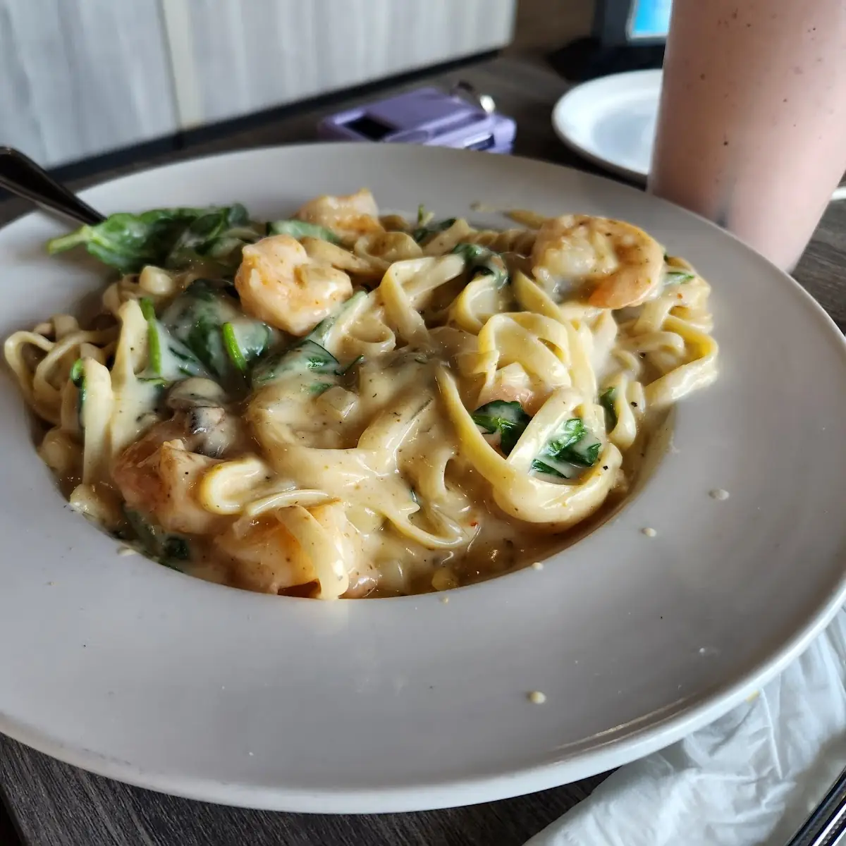 Chicken or Shrimp Alfredo