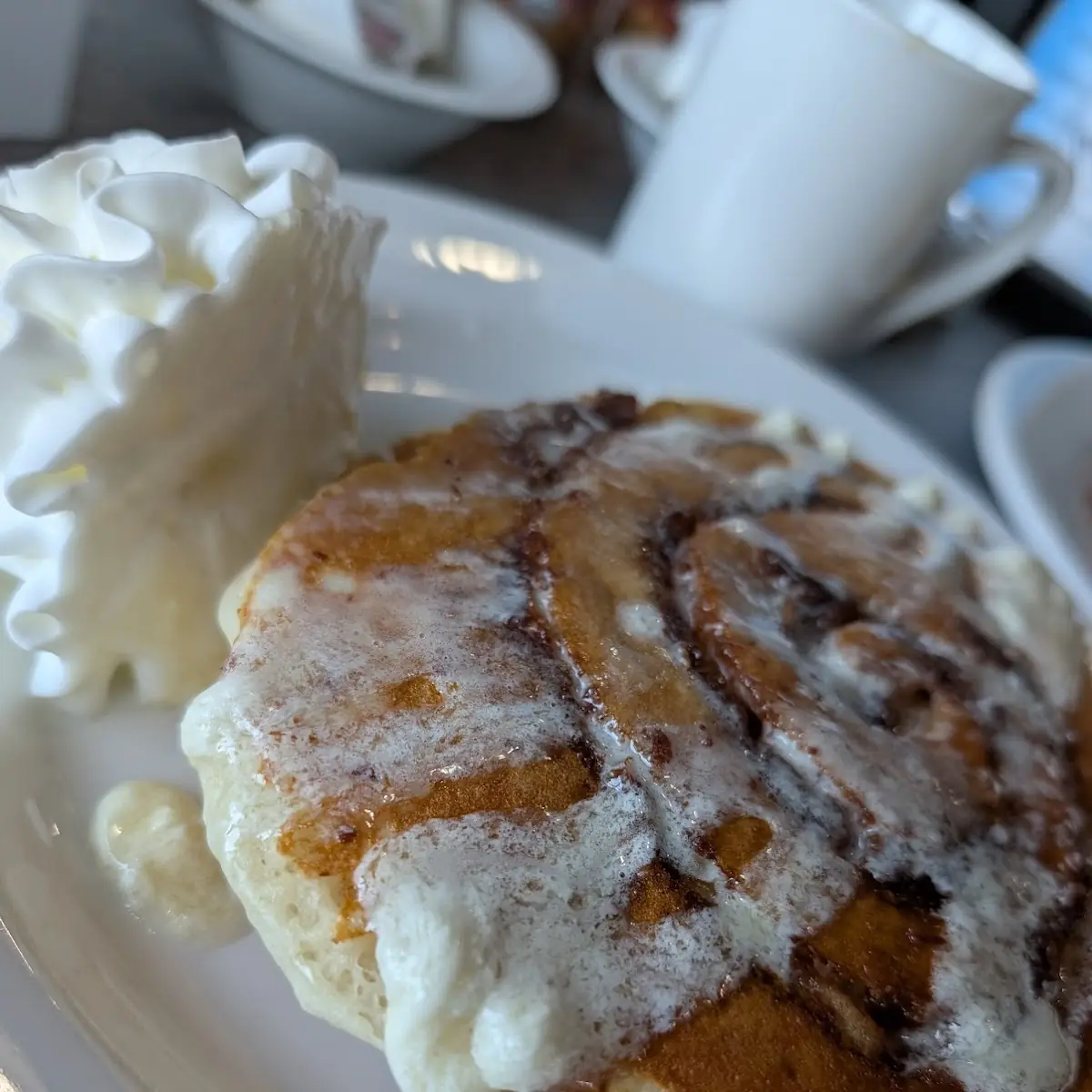 Cinnamon Roll Pancakes