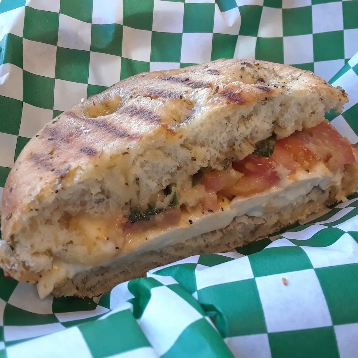 Mrs Basil Caprese Panini