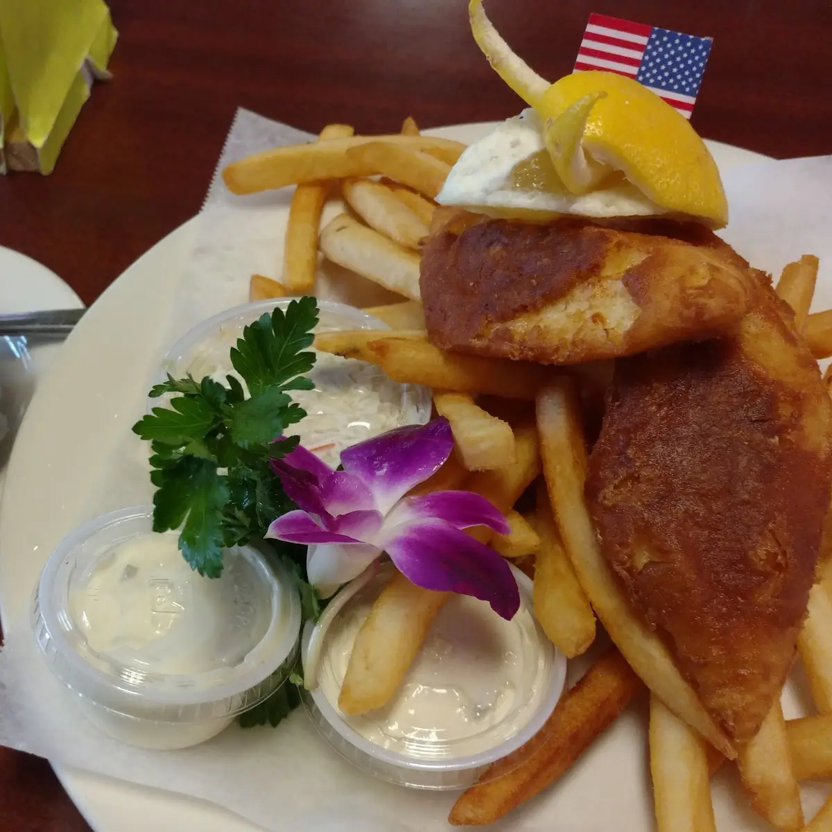 Halibut Fish and Chips