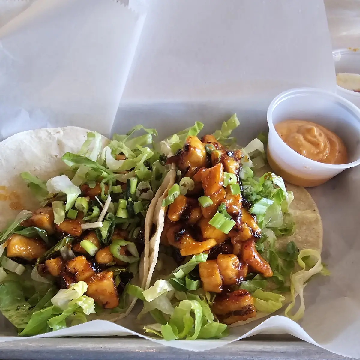 Korean BBQ Chicken Tacos