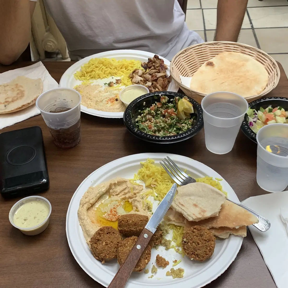 Shawarma Platter Falafel