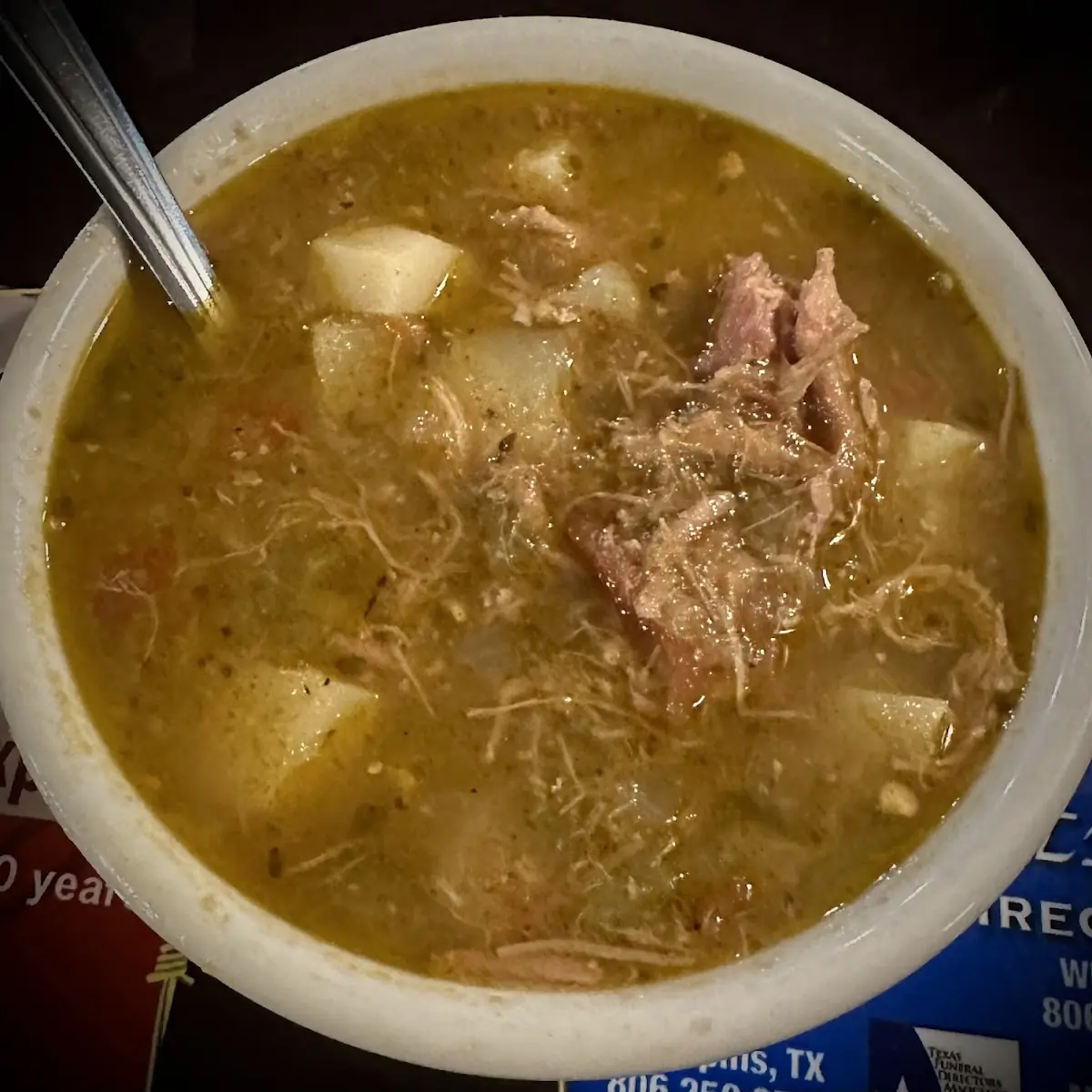 Green Chili and Potato Soup