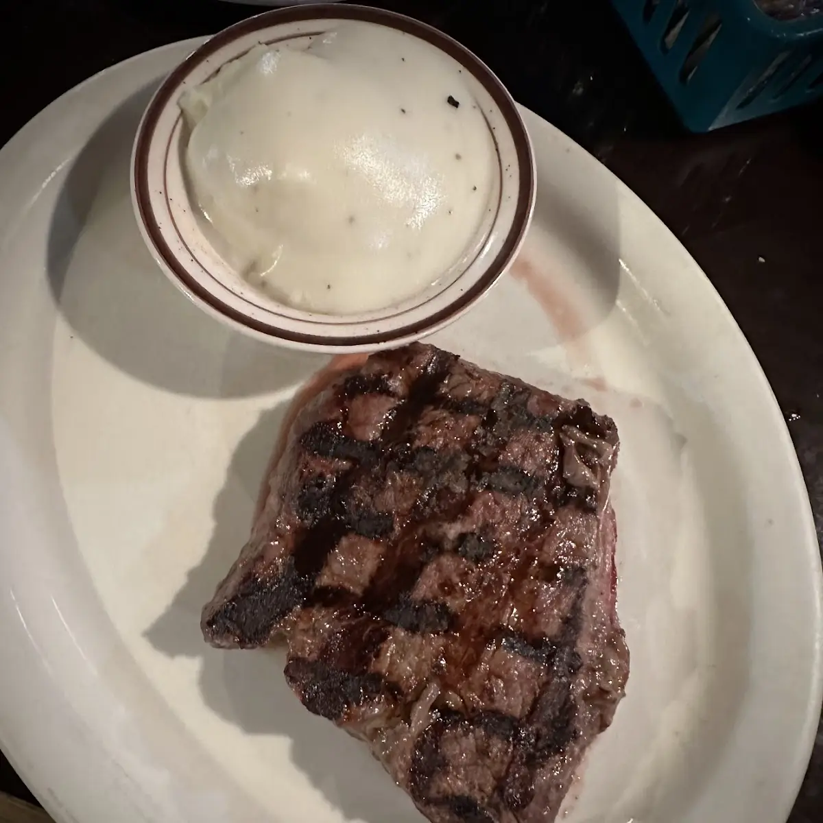Sirloin and Mashed Potatoes
