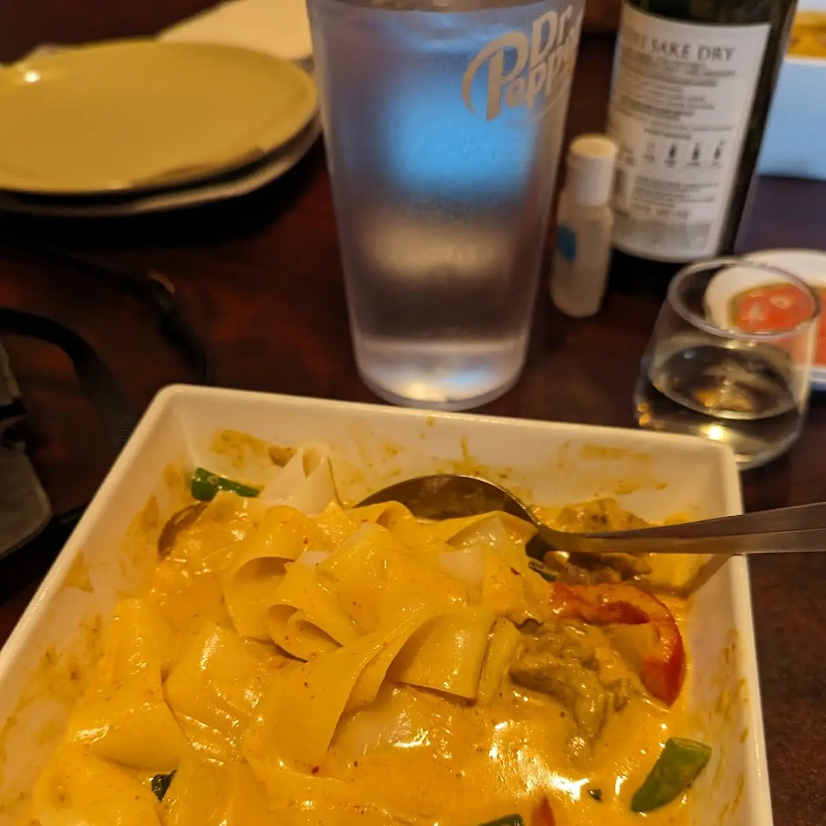 Red Curry with Rice Noodles