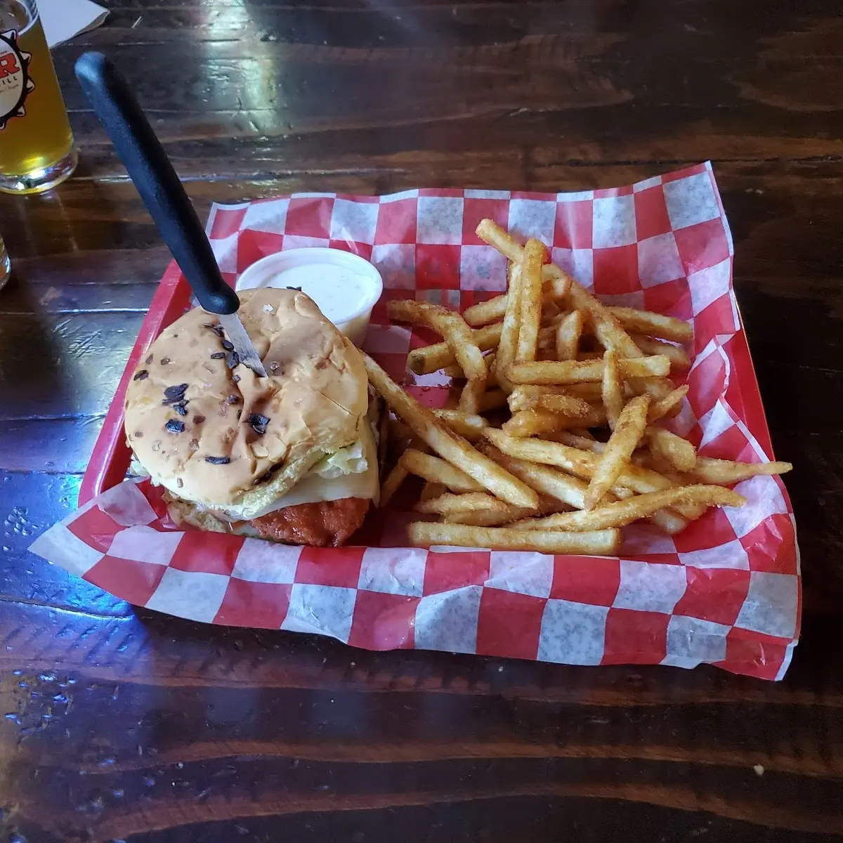Buffalo Chicken Burger