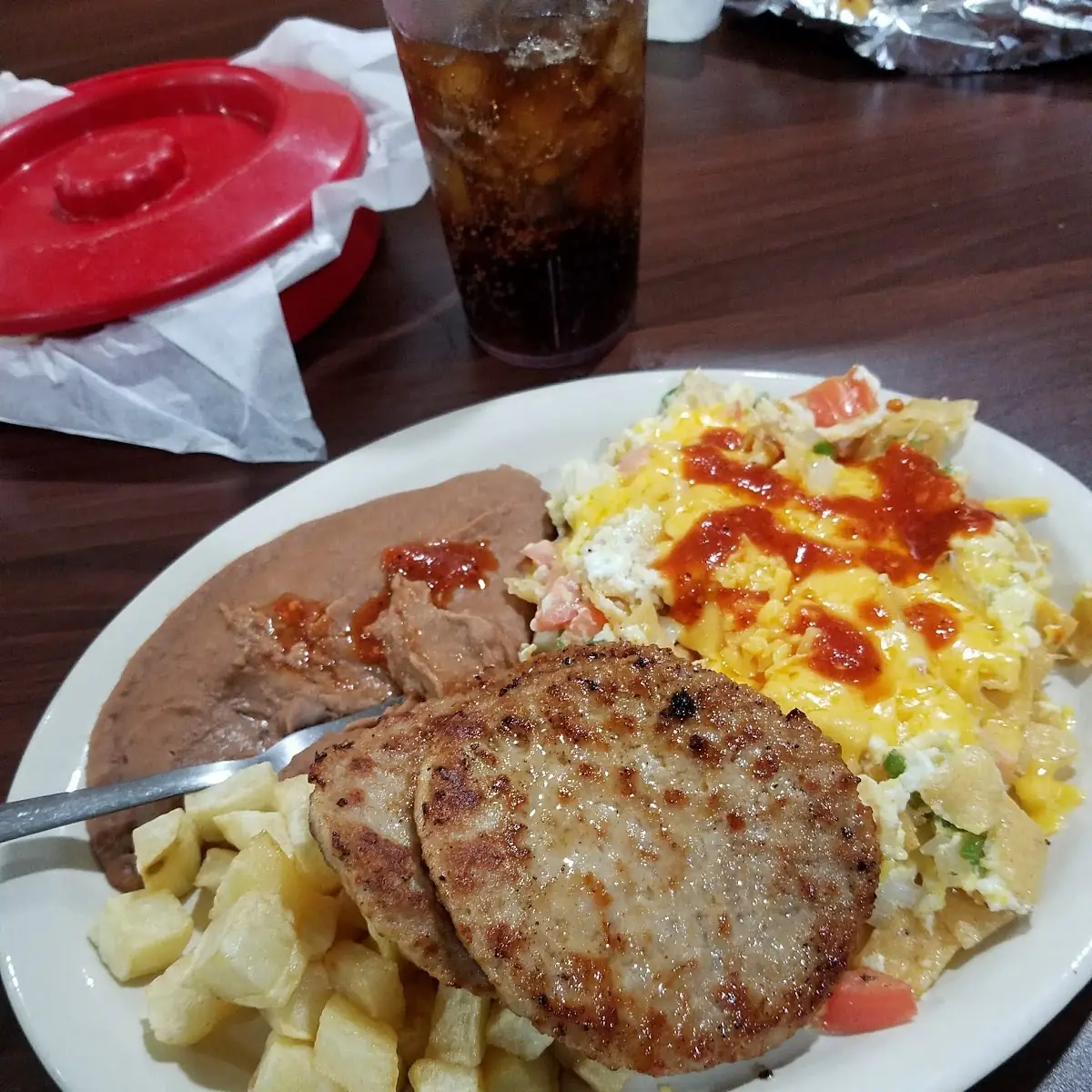 Polish Sausage & Egg Plate