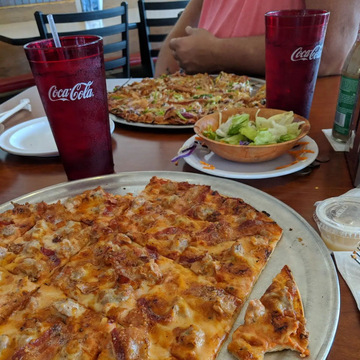 Bacon and Sausage Pizza