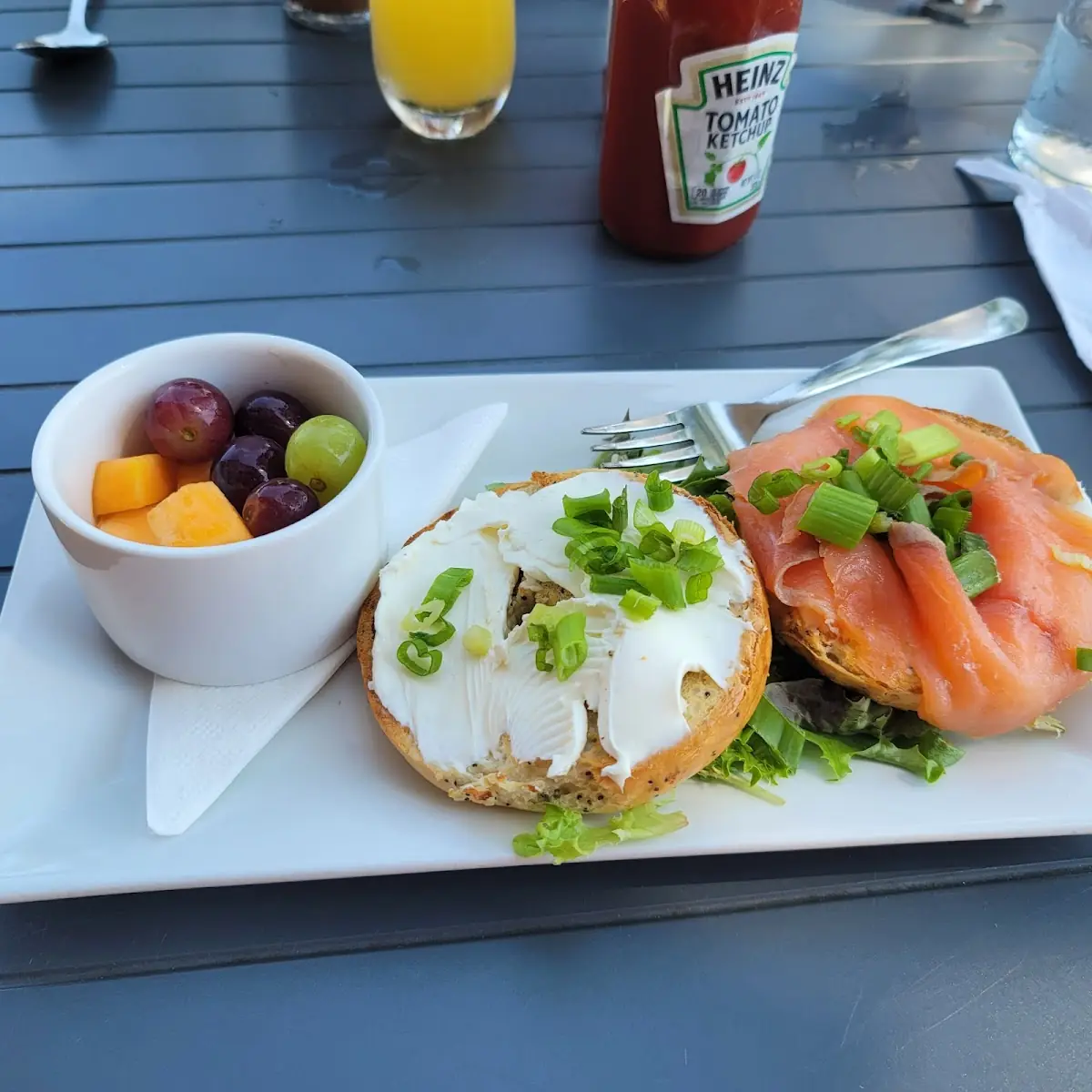 Bagel with Smoked Salmon