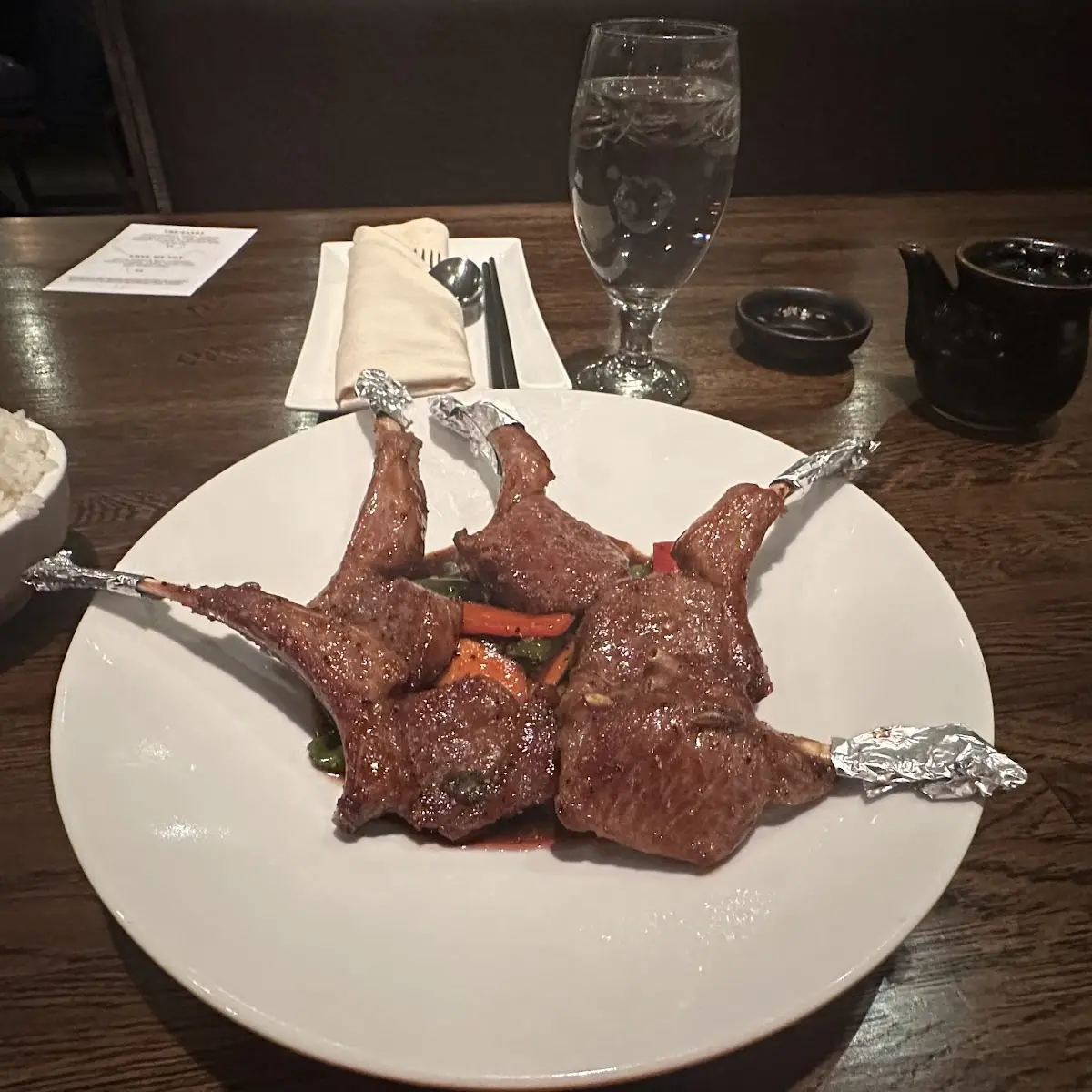 Lamb in Black Pepper Sauce