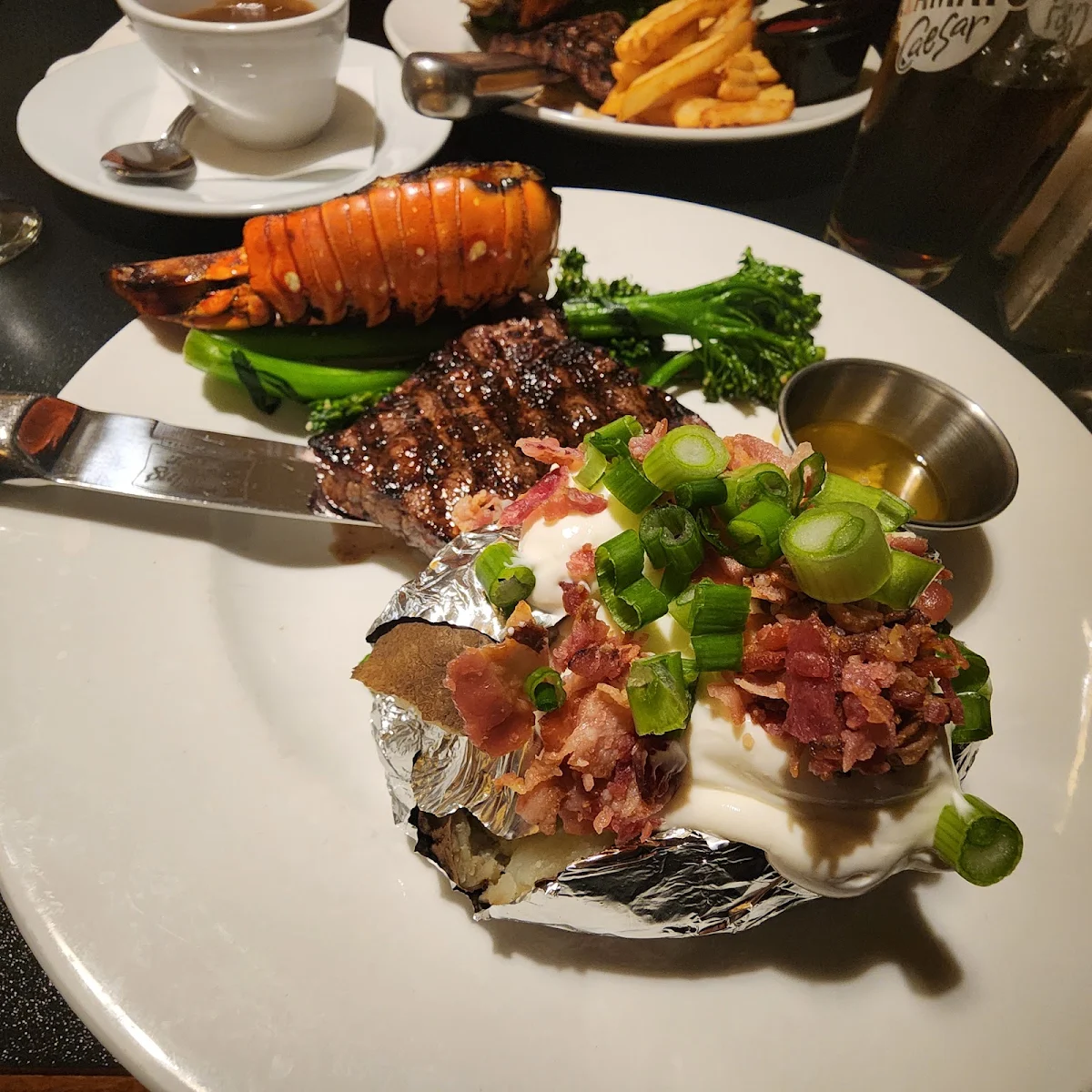 Steak and Lobster Tail