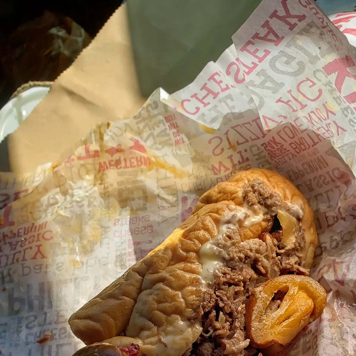 Steak Philly Cheesesteak with Peppers
