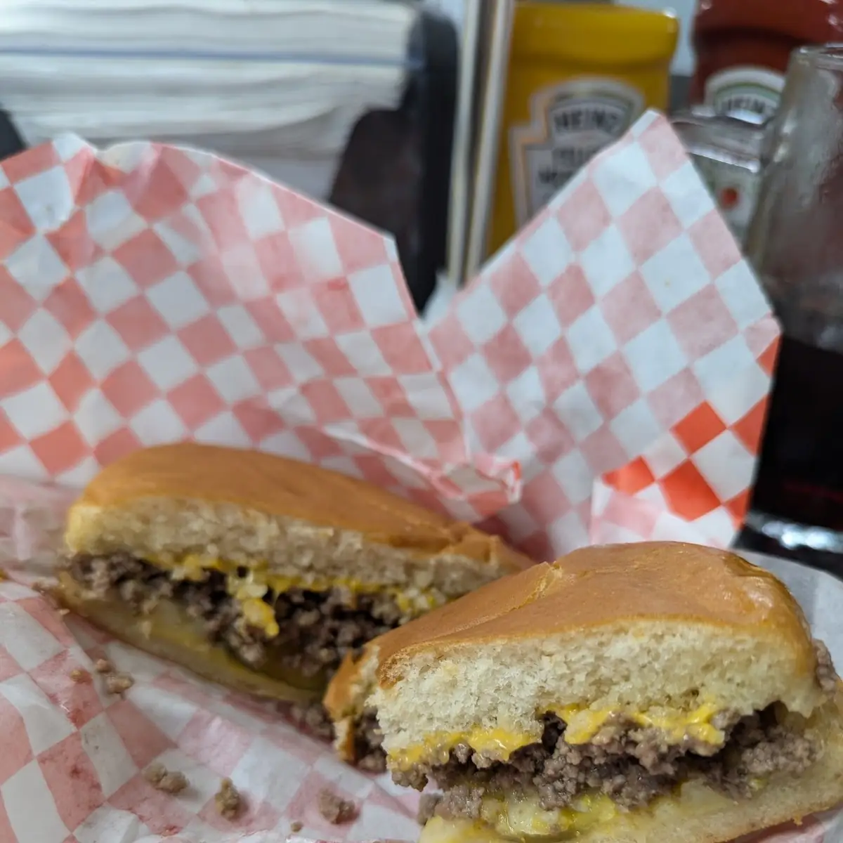 Crumble Burger with Cheese