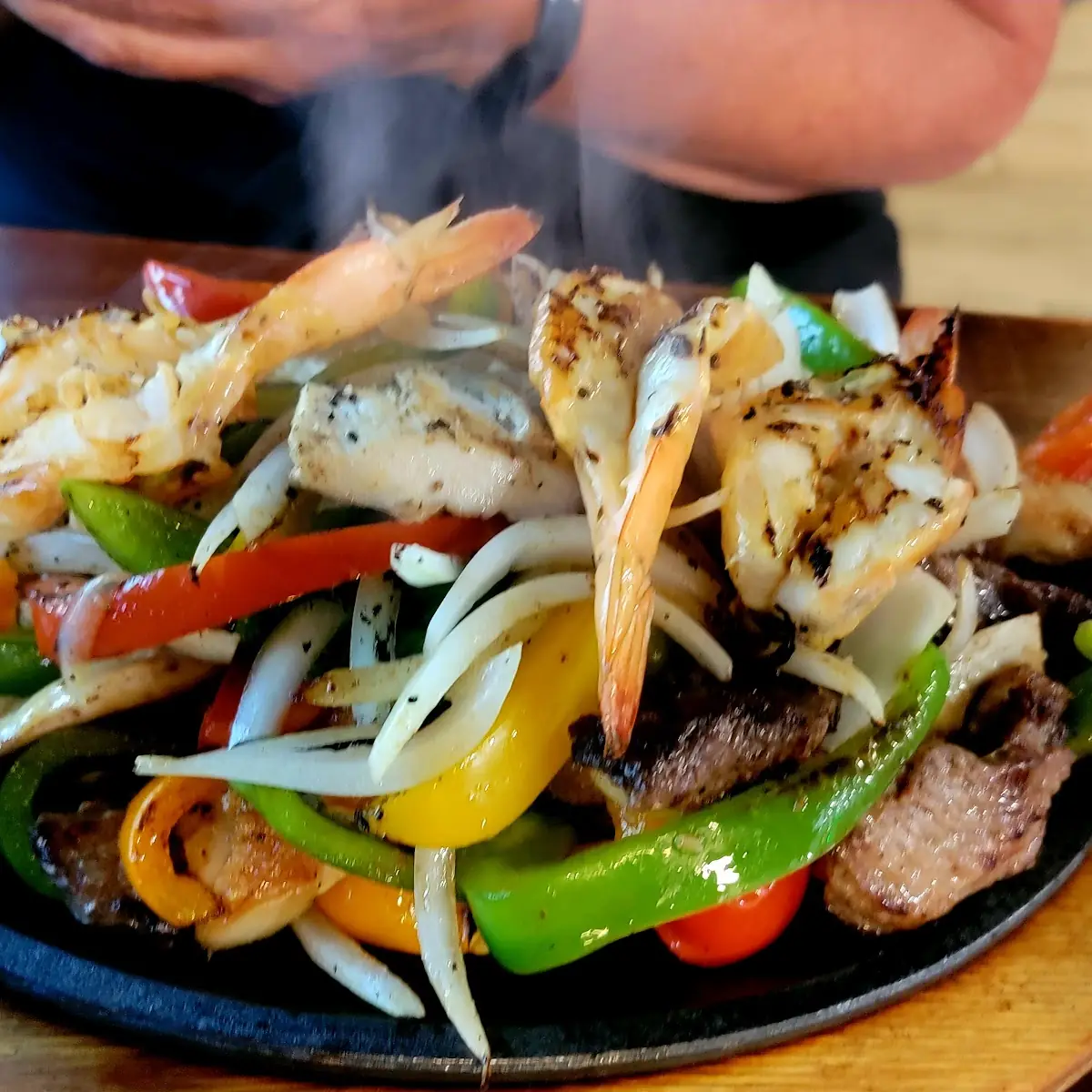 Fajitas de Camarón Shrimp Fajitas