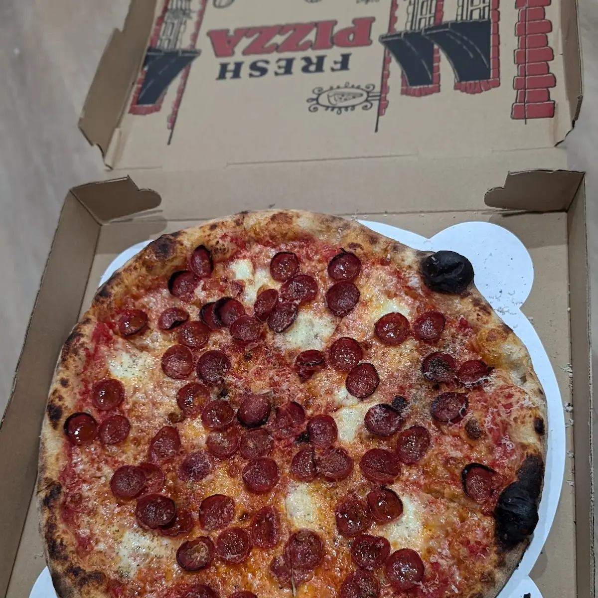 Cheese Pizza with Pepperoni