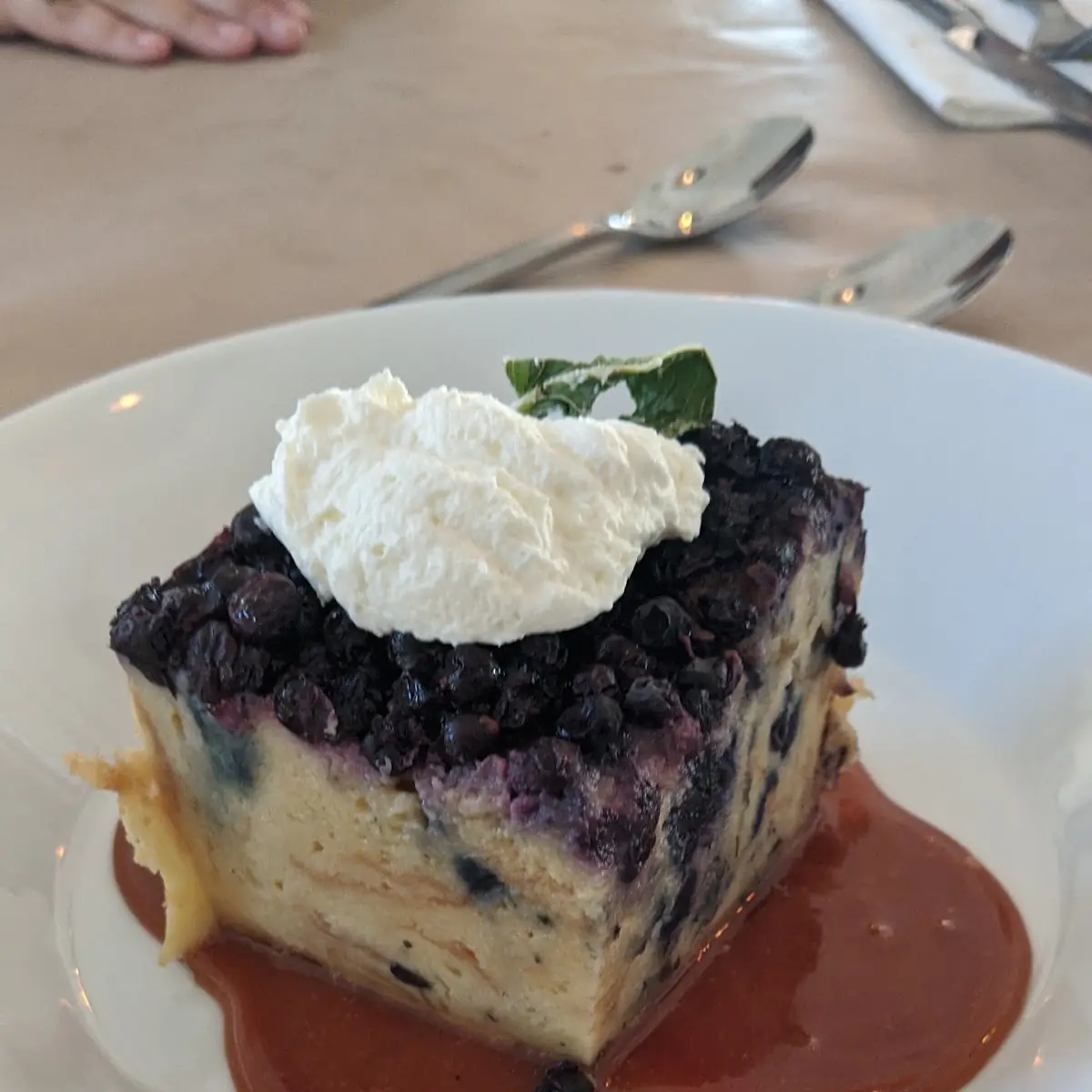Blueberry Bread Pudding