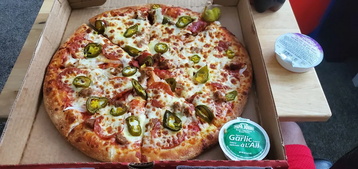 Large Pizza, Papa Johns Pizza