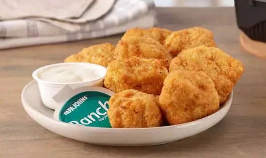 Unsauced Boneless Wings, Papa Johns Pizza
