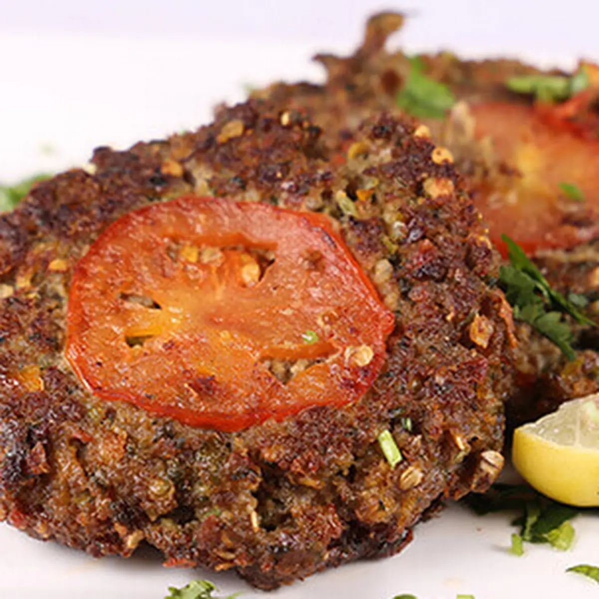 Beef Kefta Kebab Over Salad