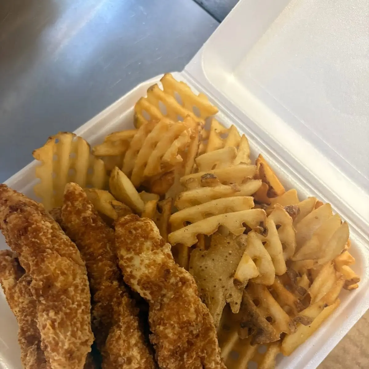 Parmesan Wings and Fries
