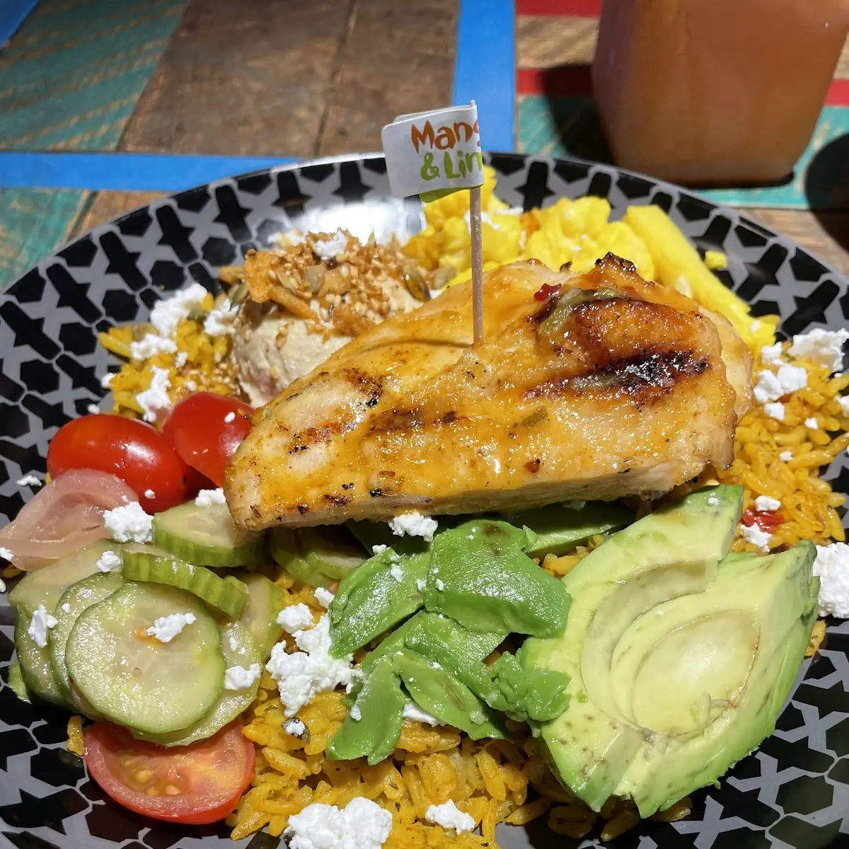 Rainbow Chicken Bowl