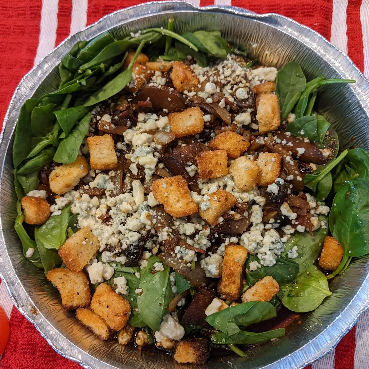 Warm Spinach Salad