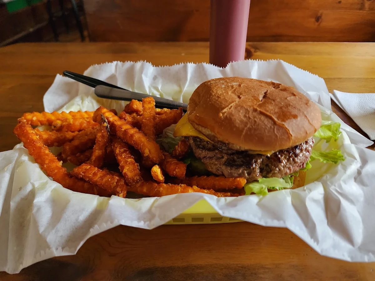 Cheeseburger Sweet Potato Fries