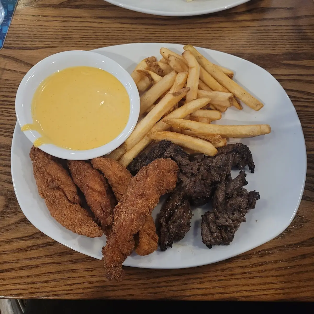 Chicken Strips and Sirloin Tips