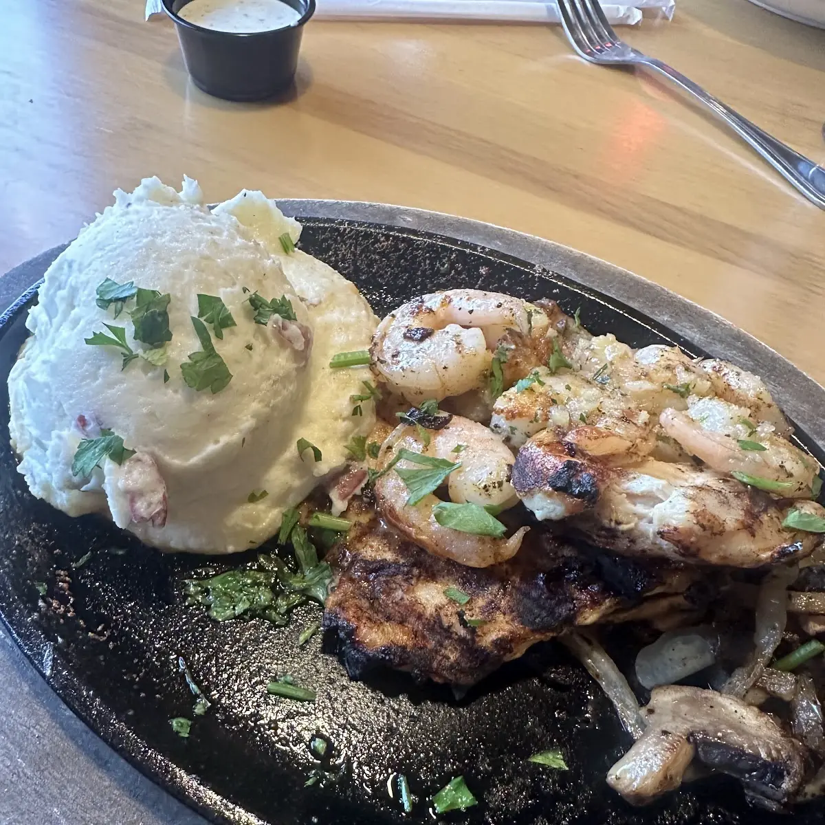 Shrimp 'N Parmesan Sirloin