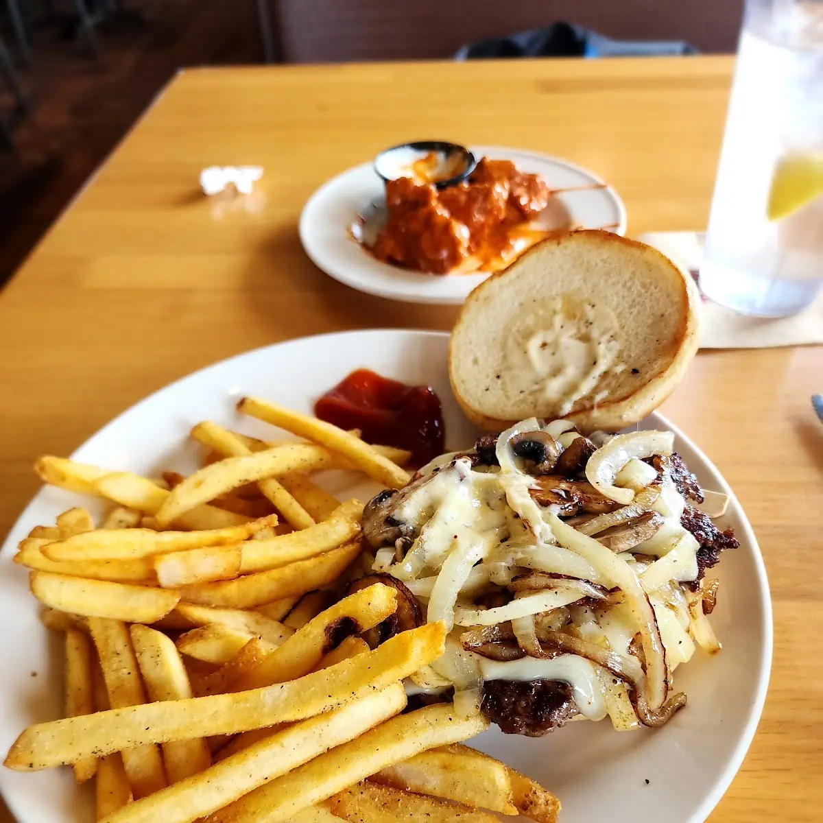 Swiss Mushroom Burger