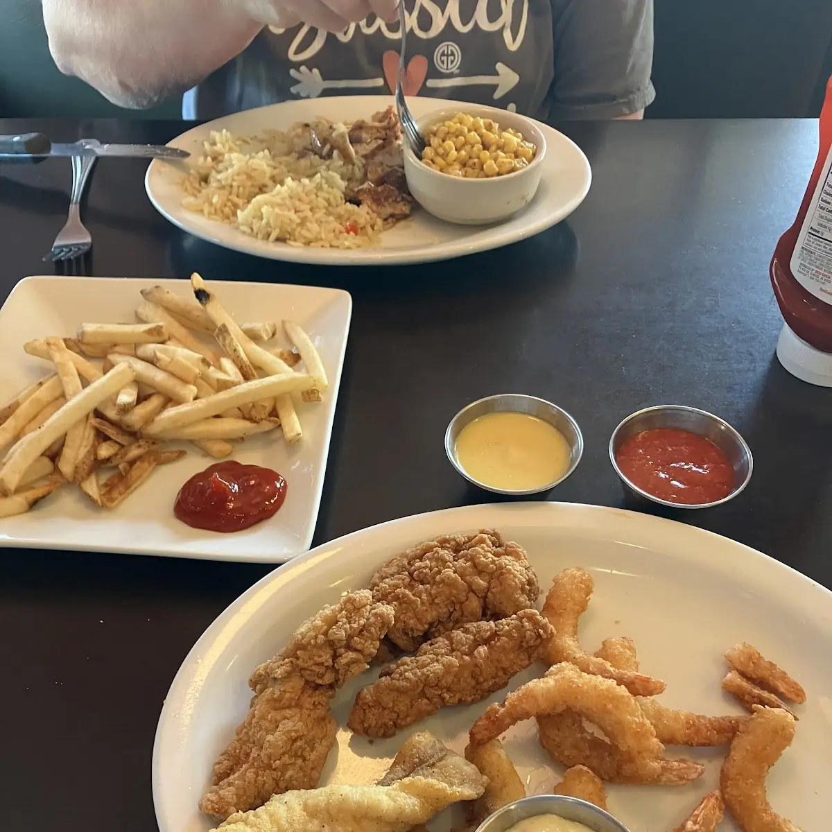Fried Catfish Fried Shrimp & Chicken Strips