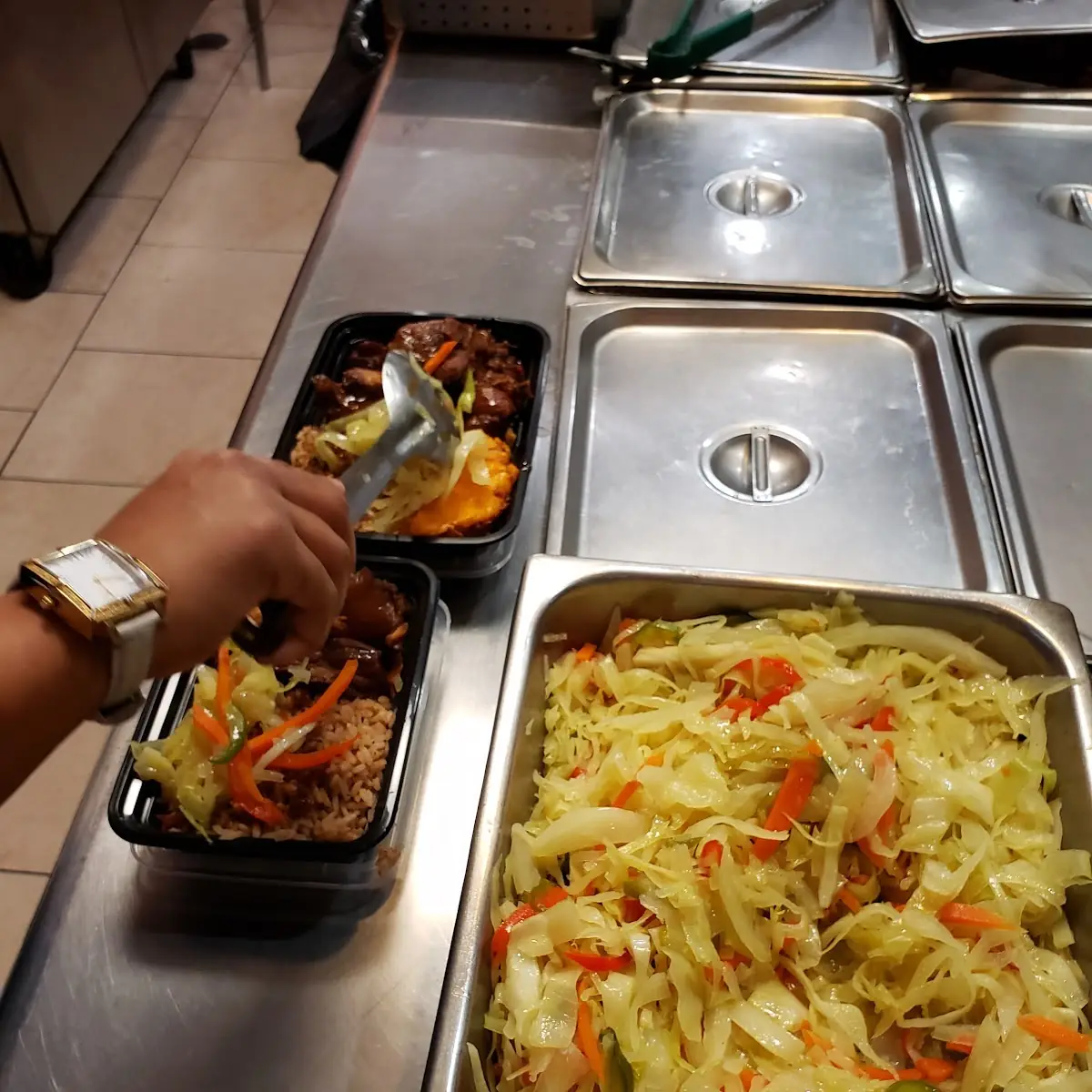 Stew Chicken Rice&Peas
