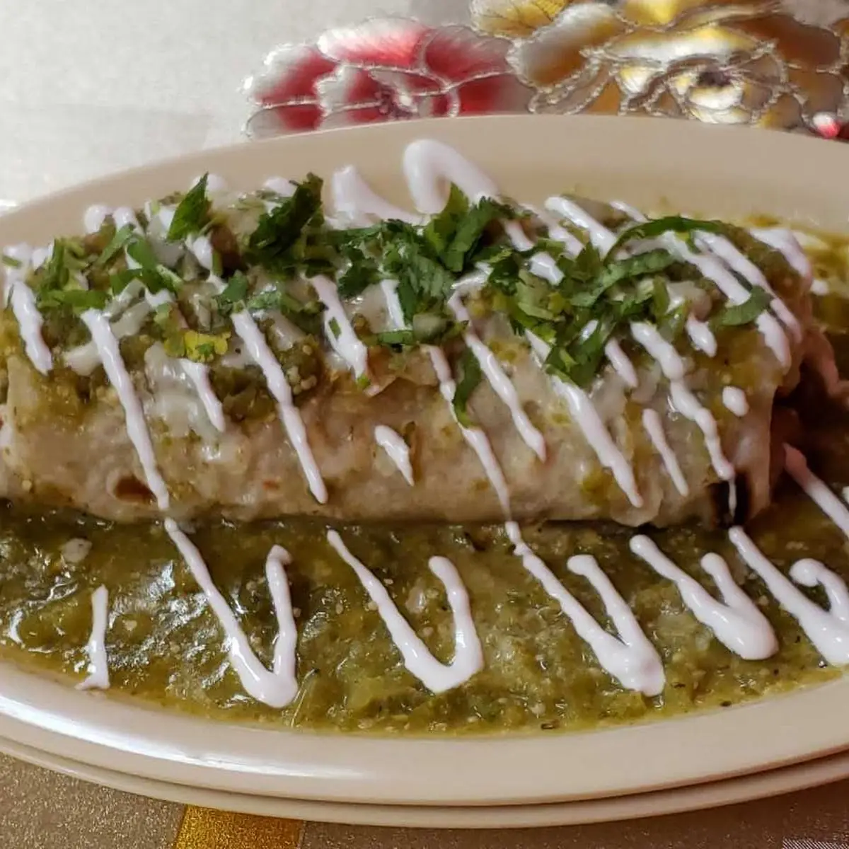 Burrito Mojado Verde