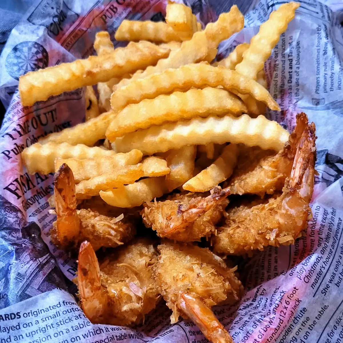 Coconut Shrimp Basket