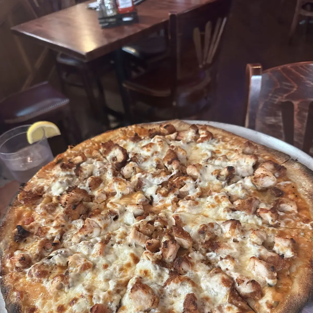 Drunken Chicken Pizza