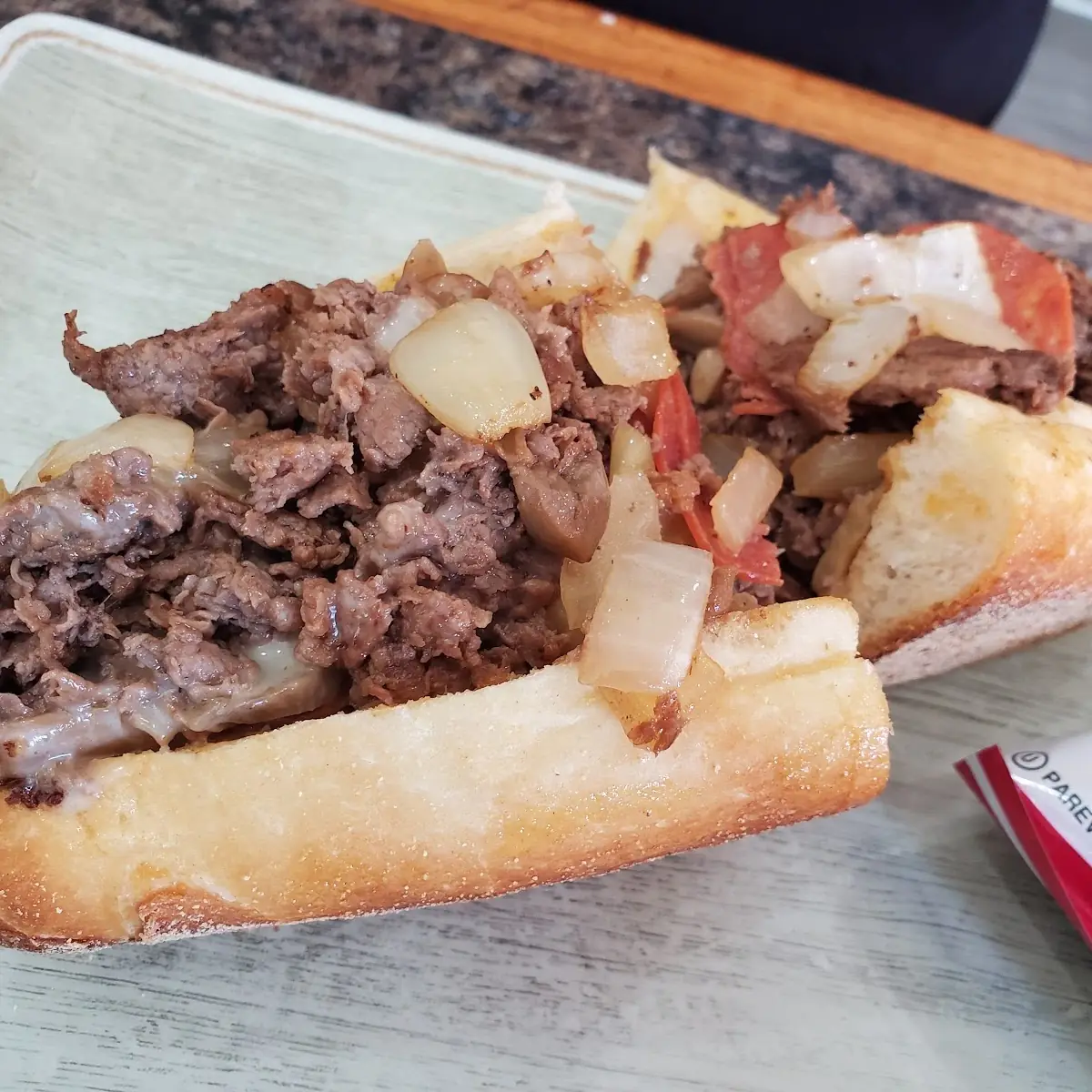 Cheese Steak with Onions
