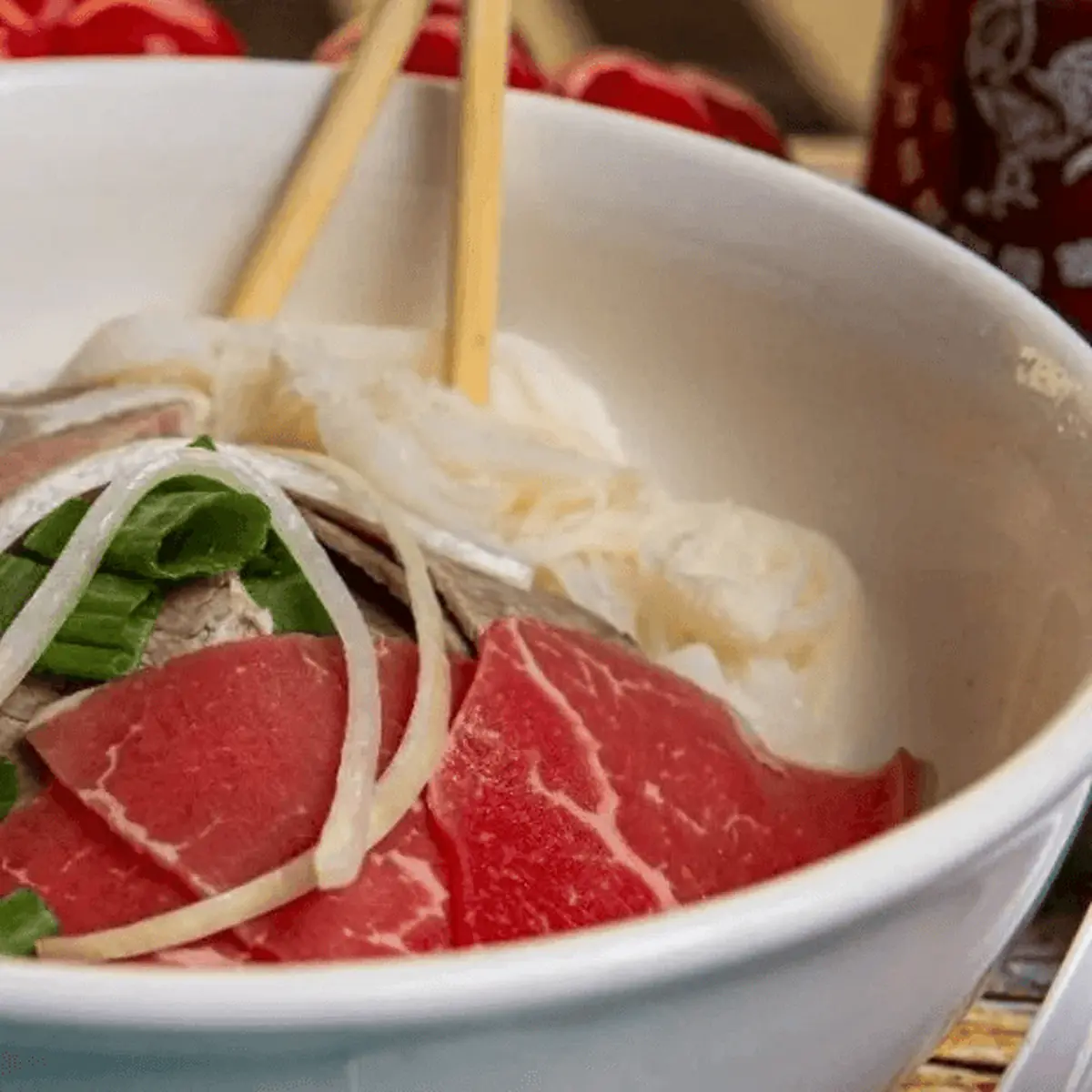 Rare Steak Pho Tai