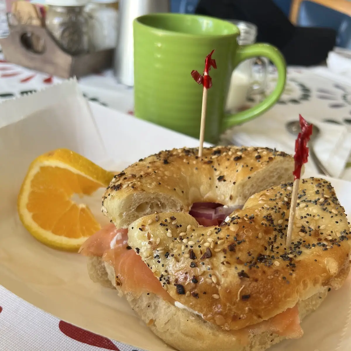 Bagel with Whipped Cream Cheese