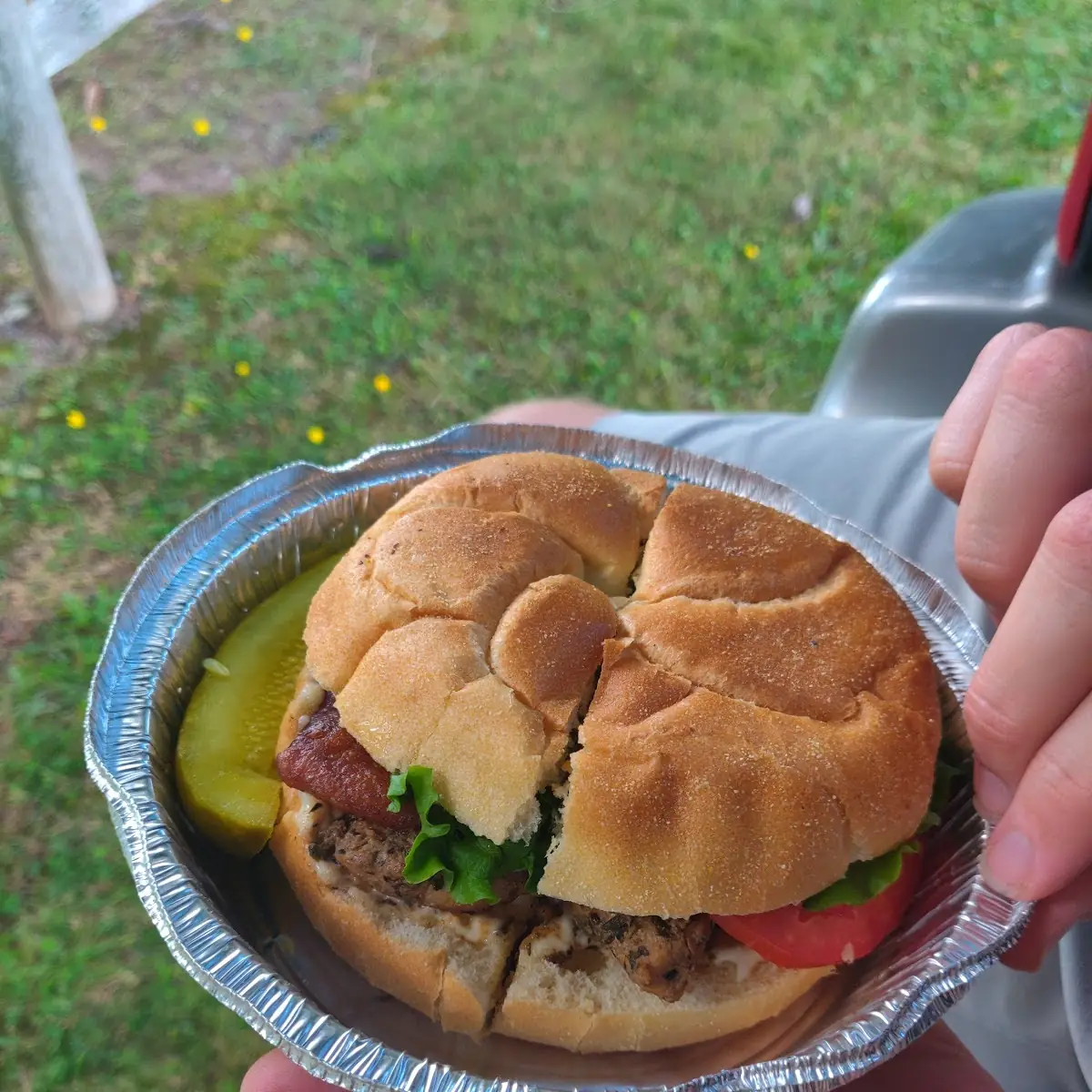 Grilled Chicken Sandwich with Bacon
