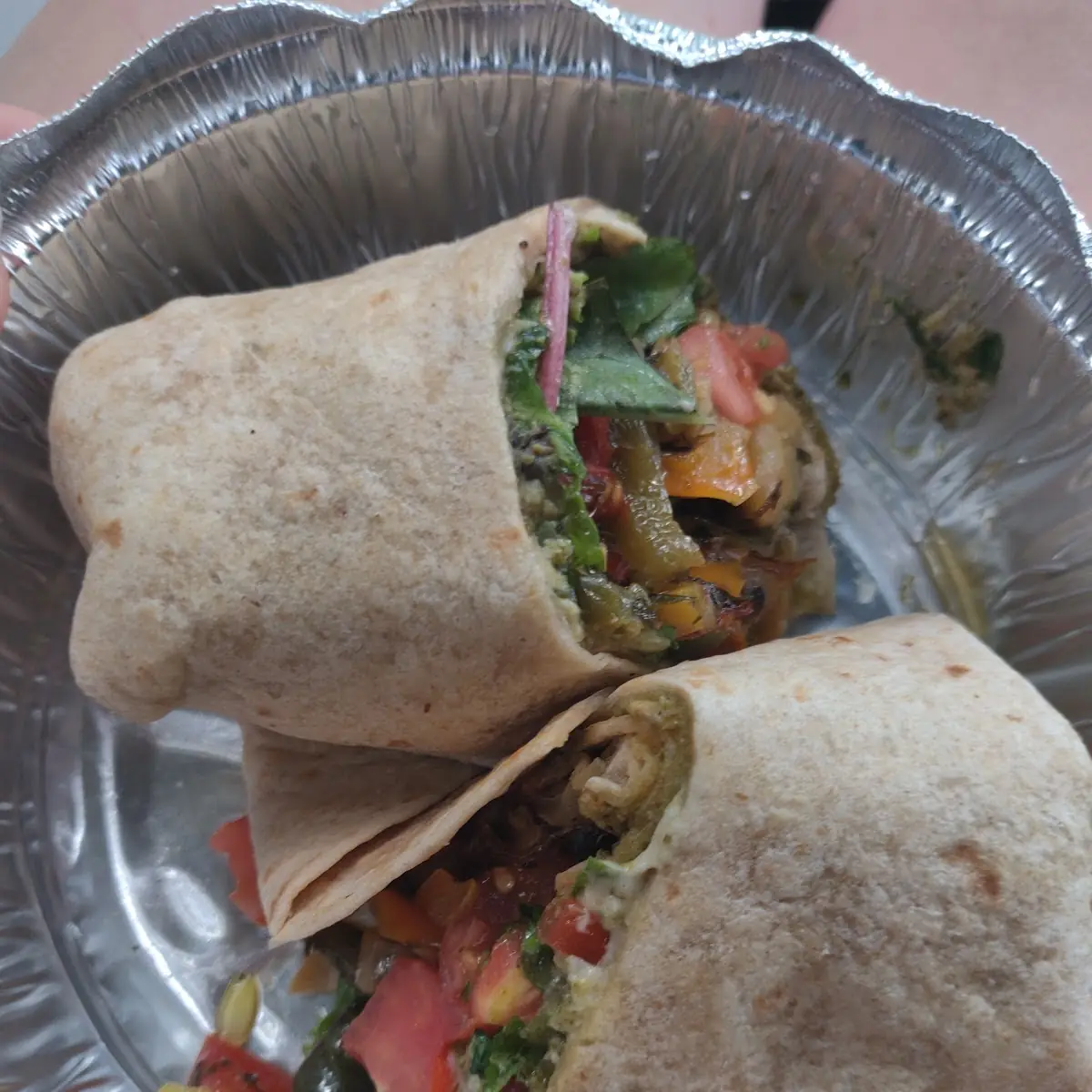 Roasted Veggie Wrap