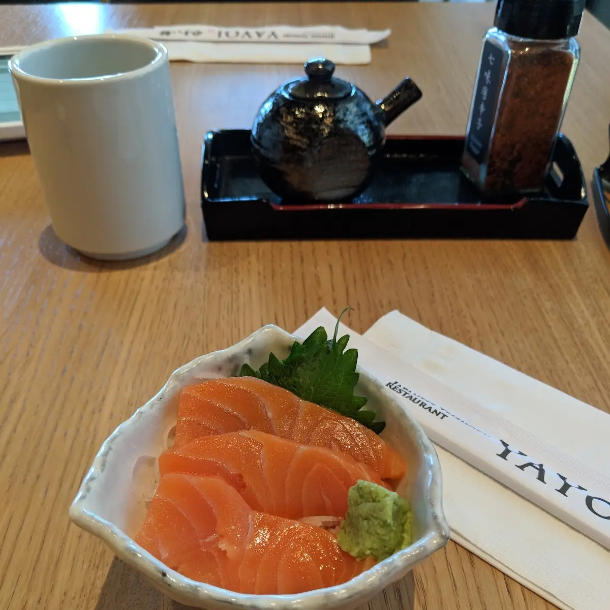 Salmon Sashimi Appetizer