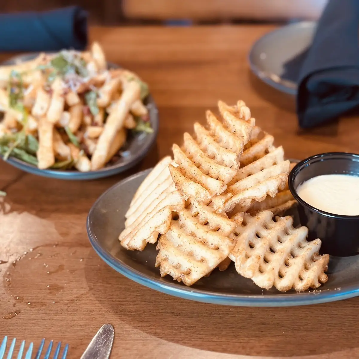 Parmesan Waffle Fries