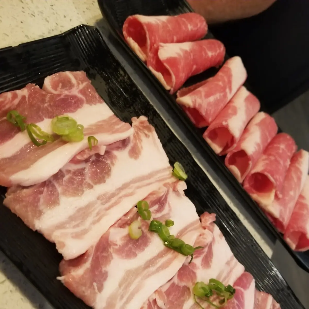 Premium Pork Belly and Beef Brisket