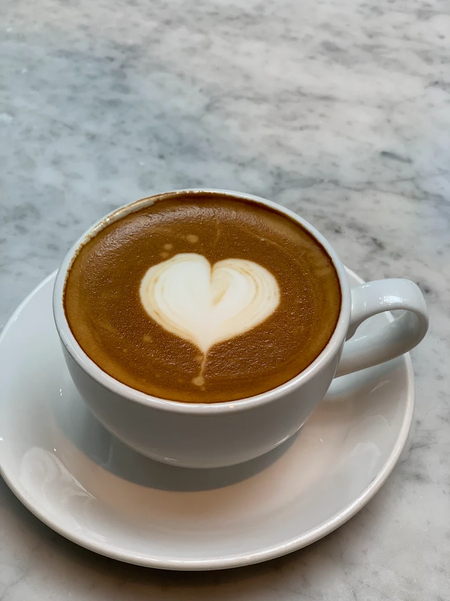 Latte & Cappuccino, RH Courtyard Restaurant at RH Toronto