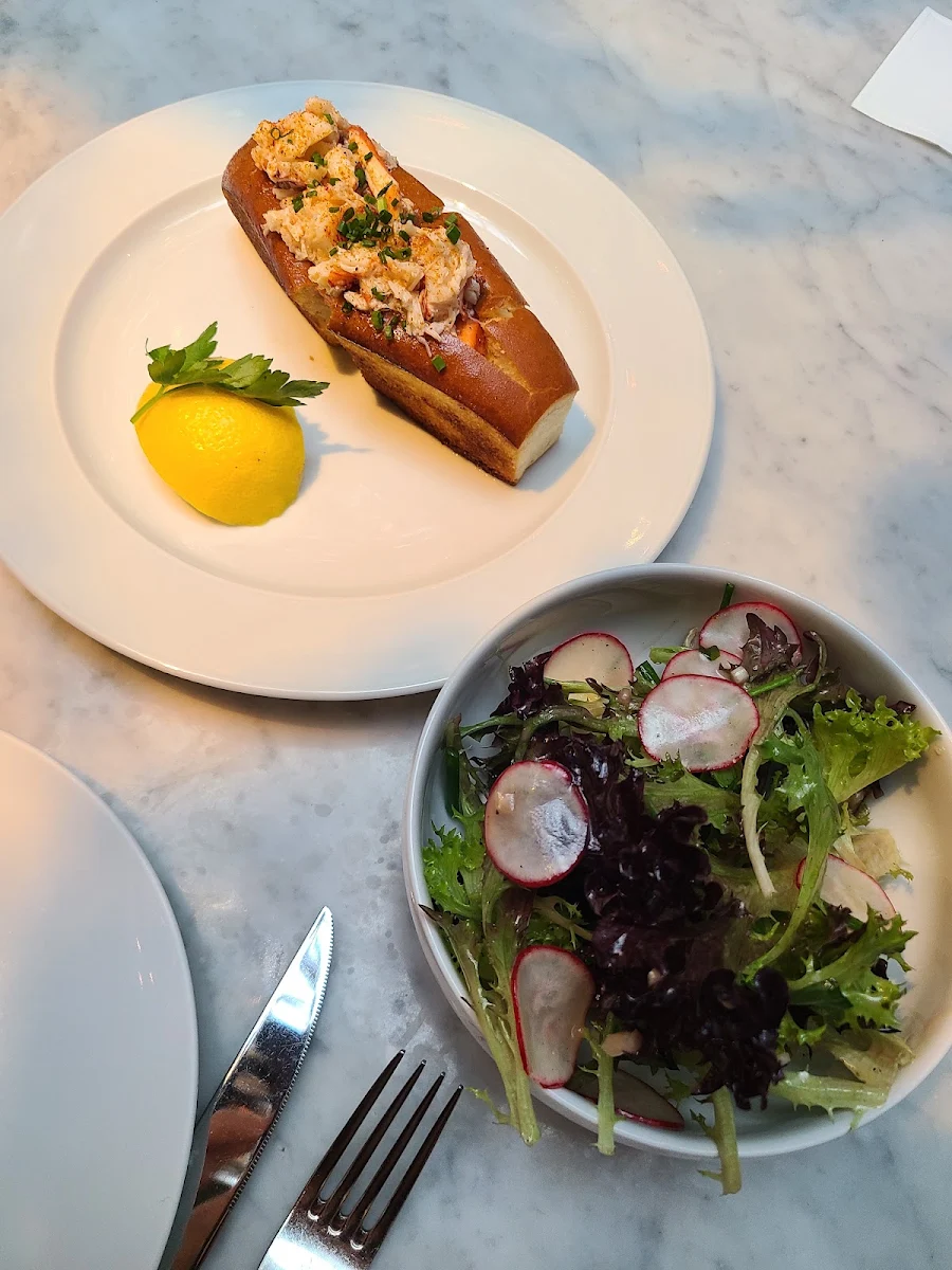 Lobster Roll, RH Courtyard Restaurant at RH Toronto