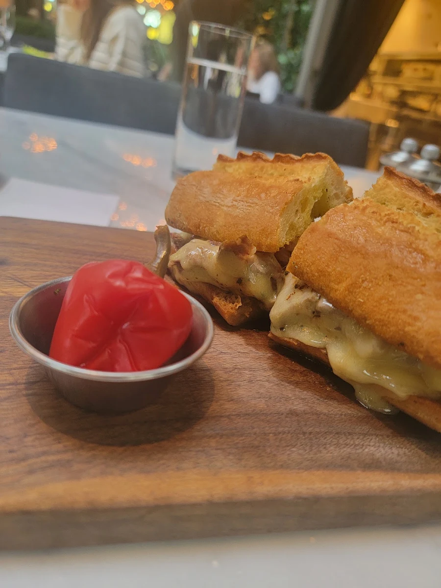 Steak Sandwich, RH Courtyard Restaurant at RH Toronto